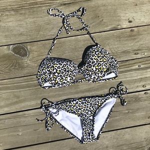 Black and Yellow Bikini